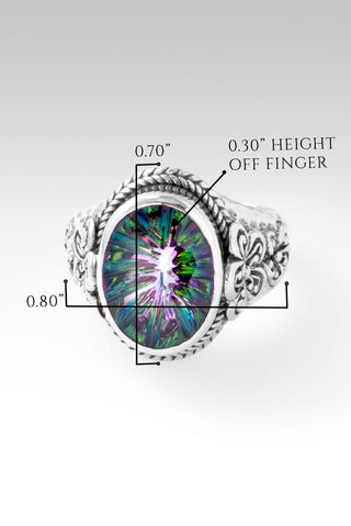 New Life Ring™ in Chrome Chameleon™ Mystic Quartz - Dinner - only found at SARDA™