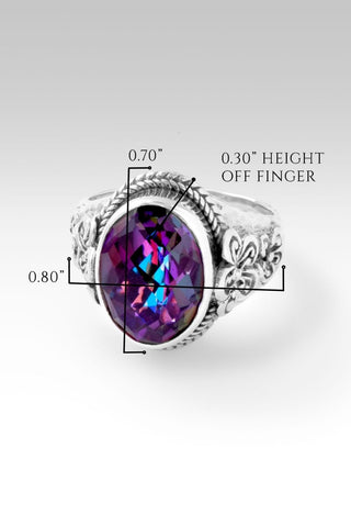 New Life Ring™ in Xanadu™ Mystic Quartz - Dinner - only found at SARDA™