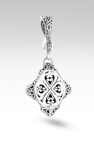 Noble Courage Pendant™ in Laguna Lace Agate - Magnetic Enhancer Bail - only found at SARDA™