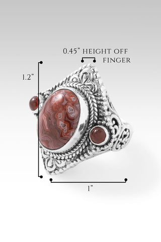 Noble Courage Ring™ in Laguna Lace Agate - Statement - only found at SARDA™