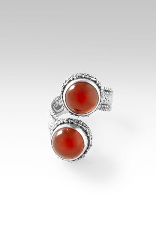 Noble Promise Ring™ in Carnelian - Bypass - only found at SARDA™