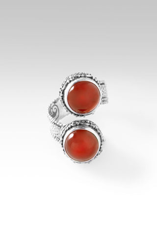 Noble Promise Ring™ in Carnelian - Bypass - only found at SARDA™