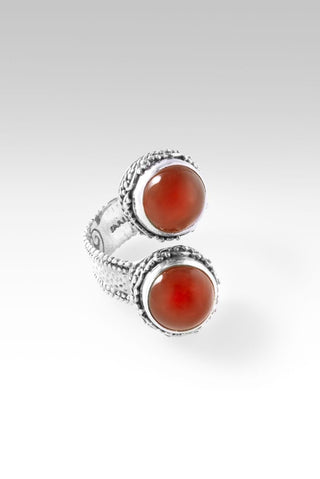 Noble Promise Ring™ in Carnelian - Bypass - only found at SARDA™