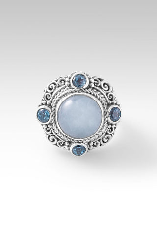 Nurturing Soul Ring™ in Aquamarine - Statement - only found at SARDA™