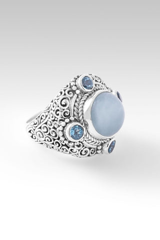 Nurturing Soul Ring™ in Aquamarine - Statement - only found at SARDA™