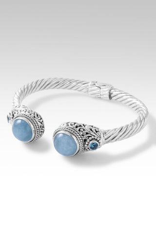 Nurturing Soul Tip - to - Tip Bracelet™ in Aquamarine - Tip - to - Tip - only found at SARDA™