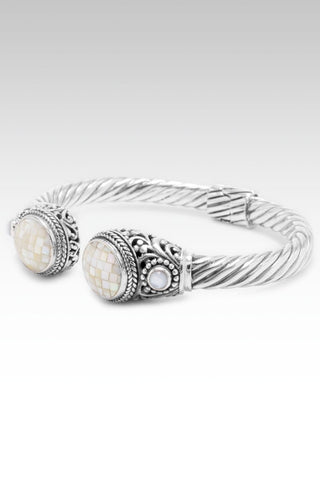 Nurturing Soul Tip-to-Tip Bracelet™ in White Mother of Pearl Mosaic - Tip-to-Tip - only found at SARDA™