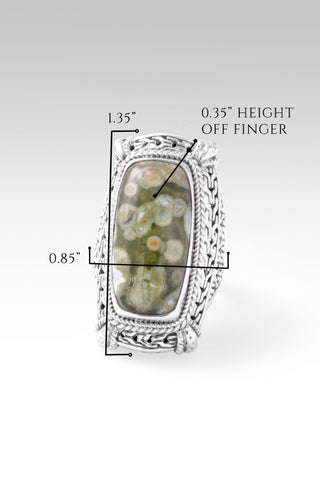 Out of the Wilderness Ring™ in Rainforest Jasper - Statement - only found at SARDA™