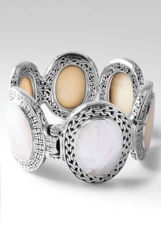 Overwhelming Peace Bangle™ in Mother of Pearl - Bangle - only found at SARDA™