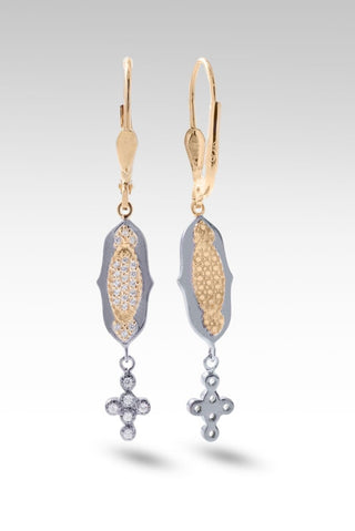 Passionate Promises Earrings™ in White Zircon - Lever Back - only found at SARDA™