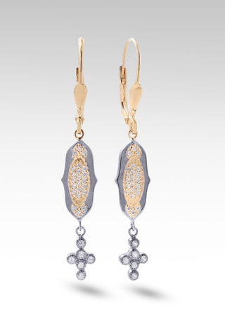 Passionate Promises Earrings™ in White Zircon - Lever Back - only found at SARDA™