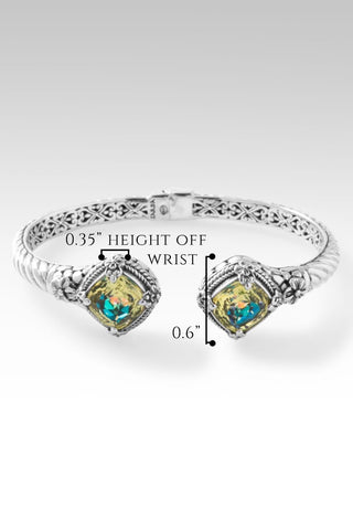 Path of Light Tip - to - Tip Bracelet™ in Jealous Yellow™ Mystic Quartz - Tip - to - Tip - only found at SARDA™