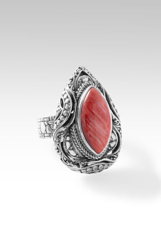 Path of Peace Ring™ in Red Spiny Oyster - Statement - only found at SARDA™