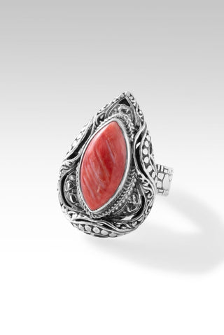 Path of Peace Ring™ in Red Spiny Oyster - Statement - only found at SARDA™