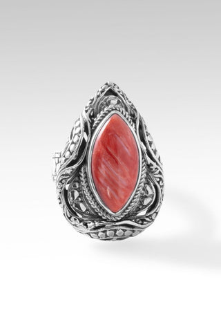 Path of Peace Ring™ in Red Spiny Oyster - Statement - only found at SARDA™