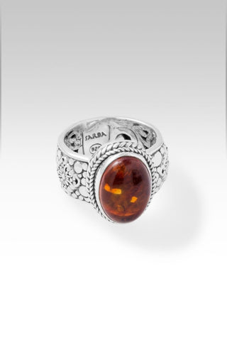 Path to Enlightenment Ring™ in Amber - Dinner - only found at SARDA™