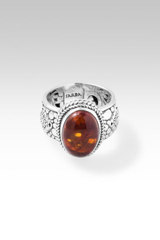 Path to Enlightenment Ring™ in Amber - Dinner - only found at SARDA™