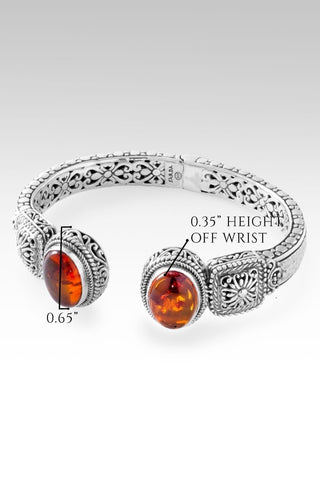 Path to Enlightenment Tip - to - Tip Bracelet™ in Pressed Amber - Tip - to - Tip - only found at SARDA™