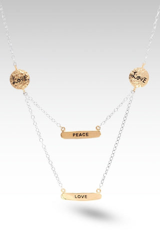 Peace & Hope Necklace™ in White Zircon & Cultured Freshwater Pearl - Lobster Closure - only found at SARDA™