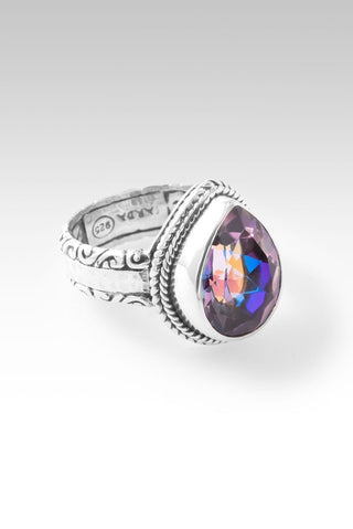 Peace in Storms Ring™ Zodiac Fun™ Mystic Quartz - Dinner - only found at SARDA™