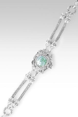 Peace Promise Bracelet II™ in Green Mother of Pearl Mosaic - Single Stone - only found at SARDA™