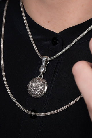 Peace So Full Pendant™ in Frangipani - Magnetic Enhancer Bail - only found at SARDA™