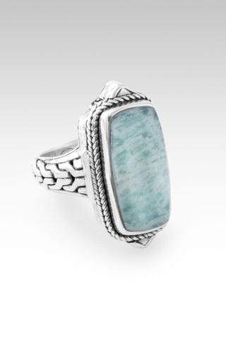 Persist and Prevail Ring II™ in Mint Amazonite - Statement - only found at SARDA™