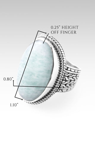 Persist and Prevail Ring™ in Mint Amazonite - Statement - only found at SARDA™