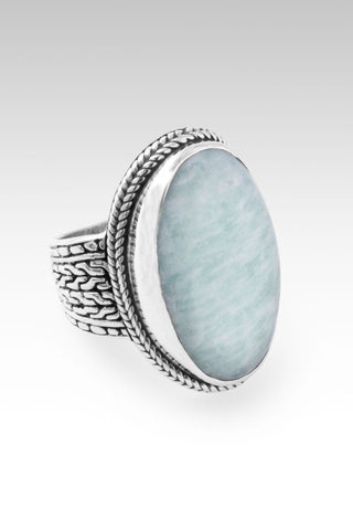 Persist and Prevail Ring™ in Mint Amazonite - Statement - only found at SARDA™