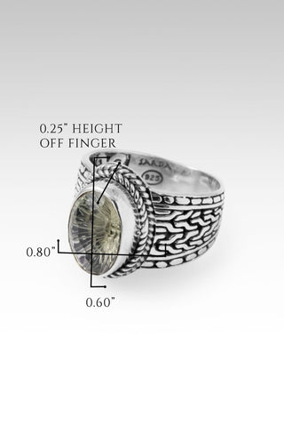 Persist with Purpose Ring™ in Prasiolite - Statement - only found at SARDA™