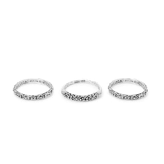 Poised Ring Set of 3™ in Janyl Adair - Stackable - only found at SARDA™