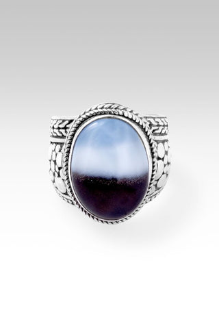 Praise on the Mountain Ring™ in Banded Blue Opal - Statement - only found at SARDA™