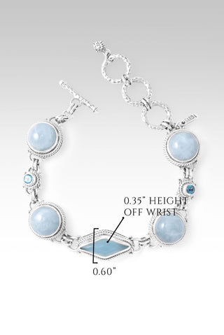 Prayerful Heart Bracelet™ in Paraiba Chalcedony - Multi Stone - only found at SARDA™