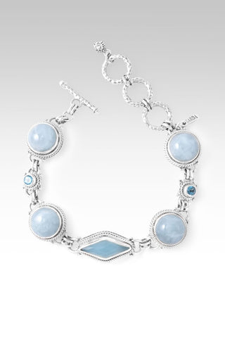 Prayerful Heart Bracelet™ in Paraiba Chalcedony - Multi Stone - only found at SARDA™