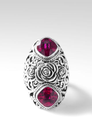Precious Rose Ring™ in Red Lab Created Ruby - Statement - only found at SARDA™