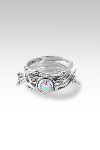 Transformative Beauty Ring Set of 3™ in Luminous Tuscan Sun Mystic Moissanite - Stackable - only found at SARDA™