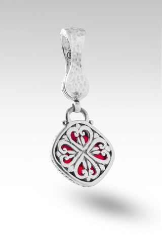 Promise of Grace Pendant™ in Wild Raspberry Chalcedony - Magnetic Enhancer Bail - only found at SARDA™