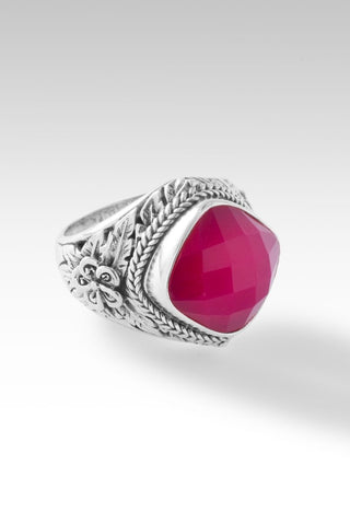 Promise of Grace Ring II™ in Wild Raspberry Chalcedony - Statement - only found at SARDA™