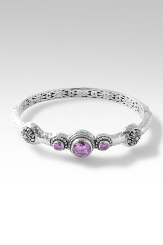 Promises Fulfilled Bangle™ in Pink Moissanite - Presale - only found at SARDA™