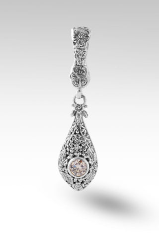 Prosper Pendant™ in Sunkissed Mystic Moissanite - Magnetic Enhancer Bail - only found at SARDA™