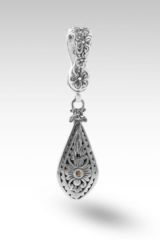 Prosper Pendant™ in Sunkissed Mystic Moissanite - Magnetic Enhancer Bail - only found at SARDA™