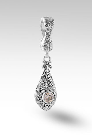 Prosper Pendant™ in Sunkissed Mystic Moissanite - Magnetic Enhancer Bail - only found at SARDA™