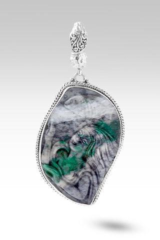 Protector of the Ocean Pendant™ in Chinese Amazonite - Magnetic Enhancer Bail - only found at SARDA™