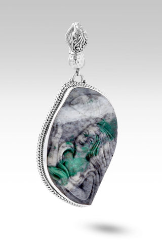 Protector of the Ocean Pendant™ in Chinese Amazonite - Magnetic Enhancer Bail - only found at SARDA™