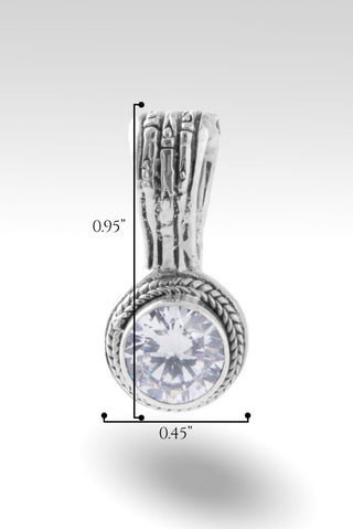 Pursuit of Enlightenment Pendant™ in Moissanite - Presale - only found at SARDA™