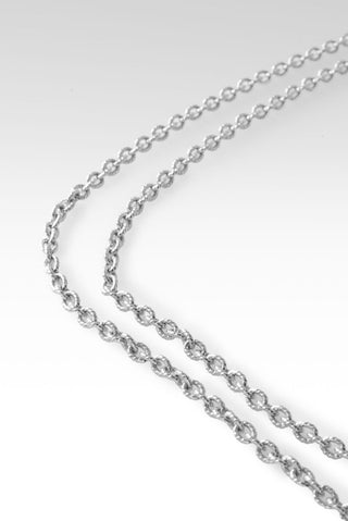 Quatrefoil Interchangeable Necklace II™ Rhodium Over Sterling Silver - Lobster Closure - only found at SARDA™