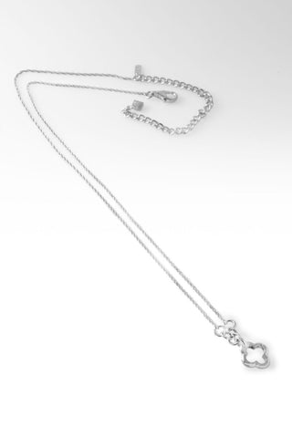 Quatrefoil Interchangeable Necklace™ in Sterling Silver - Lobster Closure - only found at SARDA™