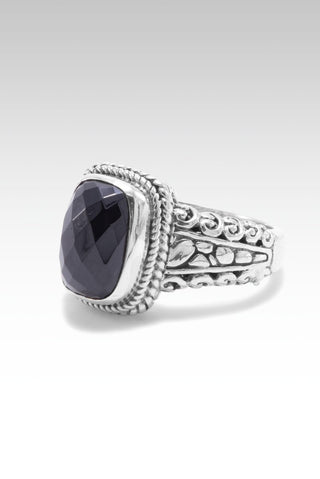 Radiant Glory Ring™ in Black Spinel - Dinner - only found at SARDA™