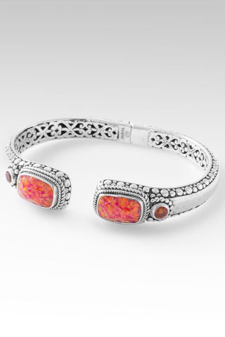 🎁 Radiant Glory Tip-to-Tip Bracelet™ in Alizarin Crimson Simulated Opal (100% off)