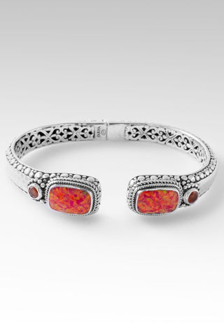 Radiant Glory Tip-to-Tip Bracelet™ in Alizarin Crimson Simulated Opal - Tip-to-Tip - only found at SARDA™